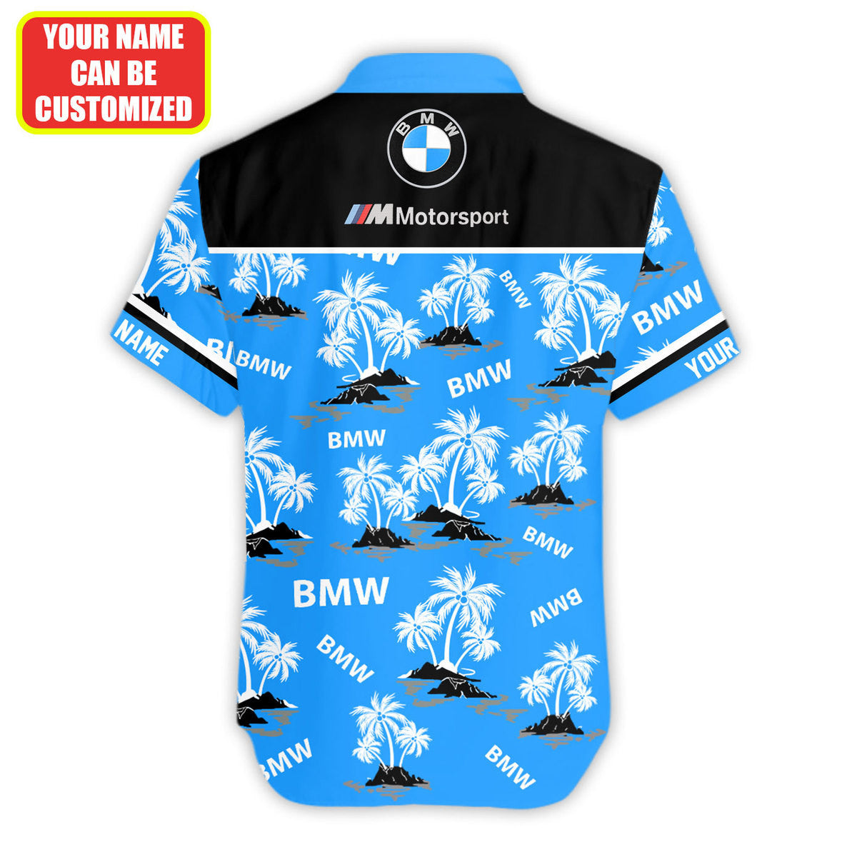 Personalized BW Motorsport Tropical Hawaii Shirt Beach Short P020805