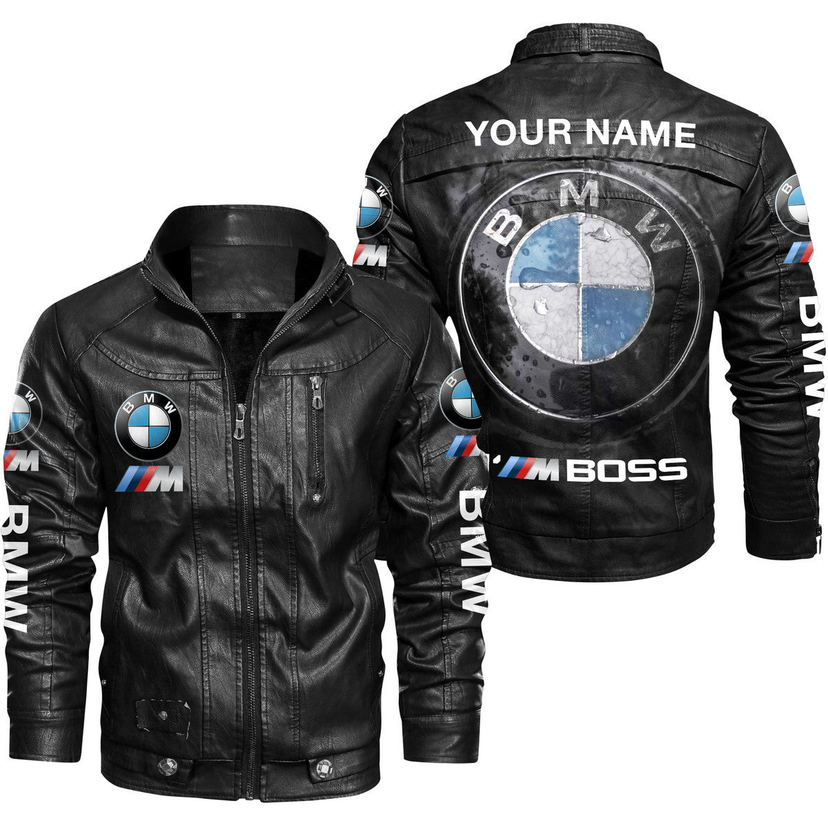 Personalized BW Boss Vintage Leather Jacket Q290804