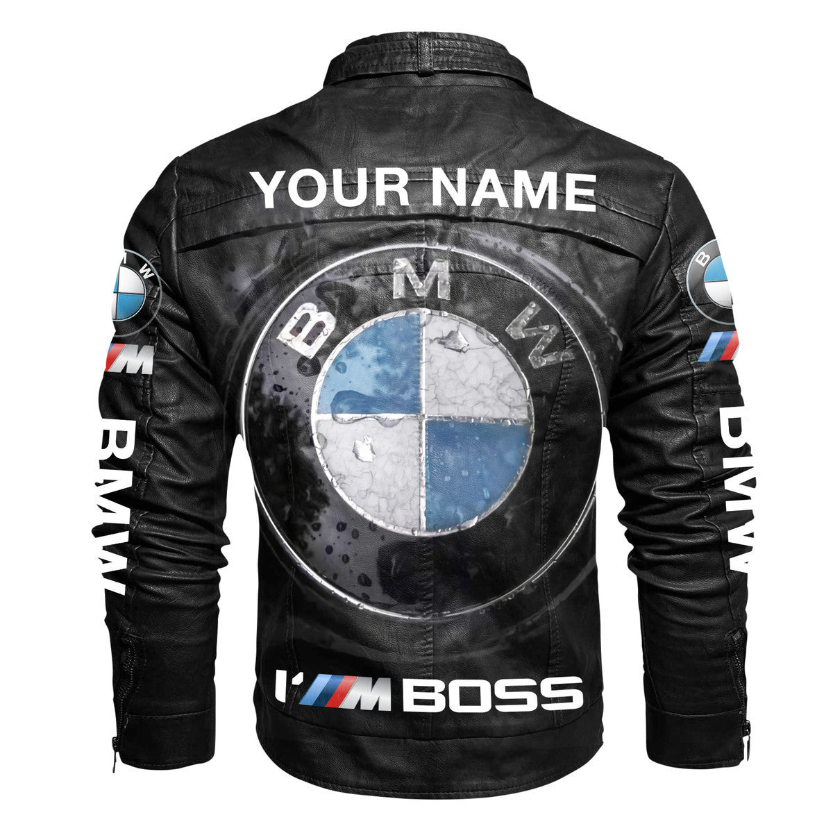 Personalized BW Boss Vintage Leather Jacket Q290804
