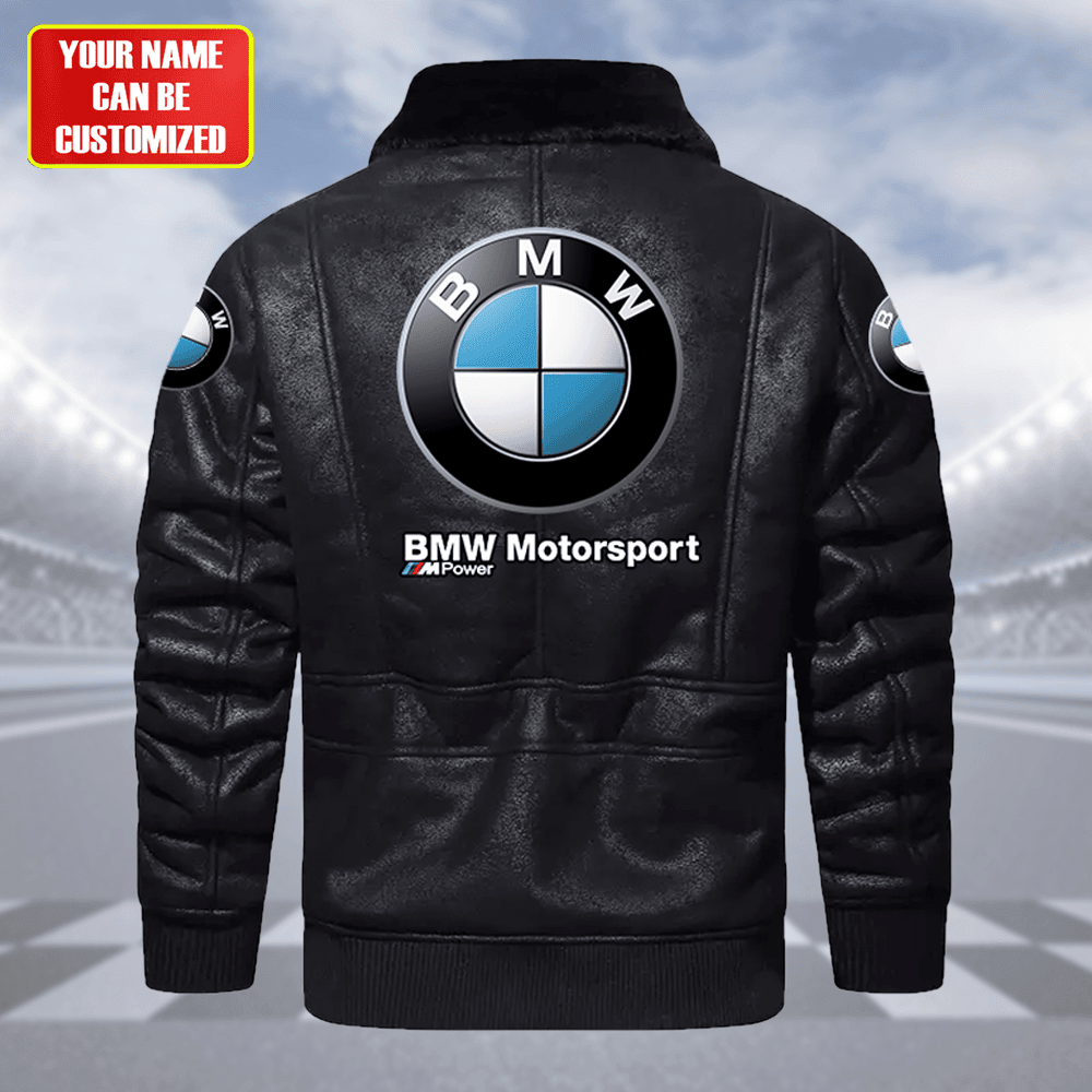 Personaziled BW Fleece Suede Winter Jacket P061003