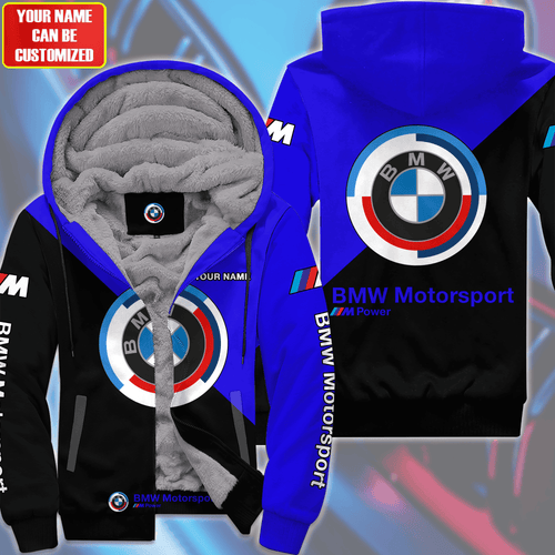 Personalized BW Fleece 3D All Over Printed Unisex Shirt Navy Version P220203