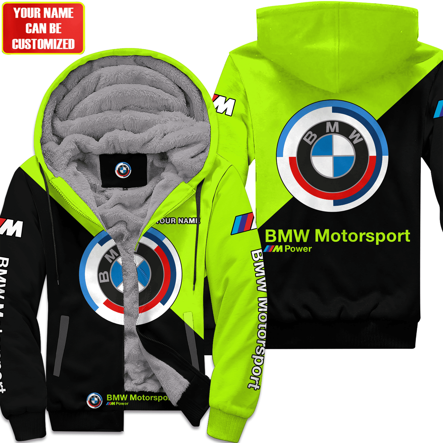 Personalized BW Fleece 3D All Over Printed Unisex Shirt Green Version P220203