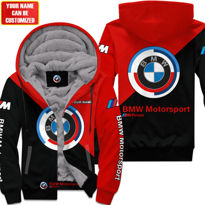 Personalized BW Fleece 3D All Over Printed Unisex Shirt Red Version P220203