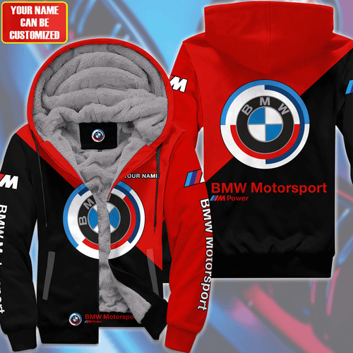 Personalized BW Fleece 3D All Over Printed Unisex Shirt Red Version P220203