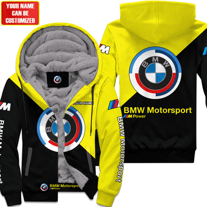 Personalized BW Fleece 3D All Over Printed Unisex Shirt Yellow Version P220203