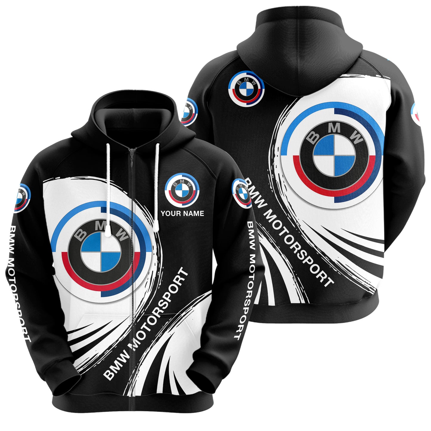 BW 3D All over Printed Hoodie and Sweatpants set