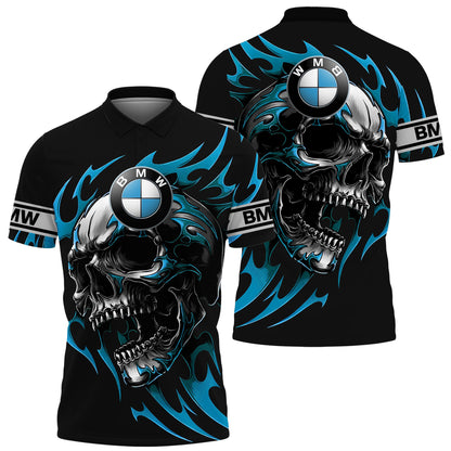 Bw Skull All Over Printed Unisex Shirt P040301