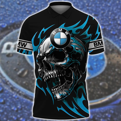 Bw Skull All Over Printed Unisex Shirt P040301