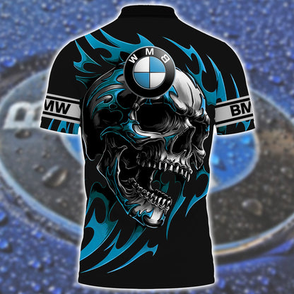 Bw Skull All Over Printed Unisex Shirt P040301
