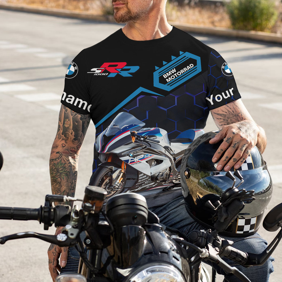 Personalized Name Bw Motorrad Q2 All Over Printed Unisex Shirt Q131007