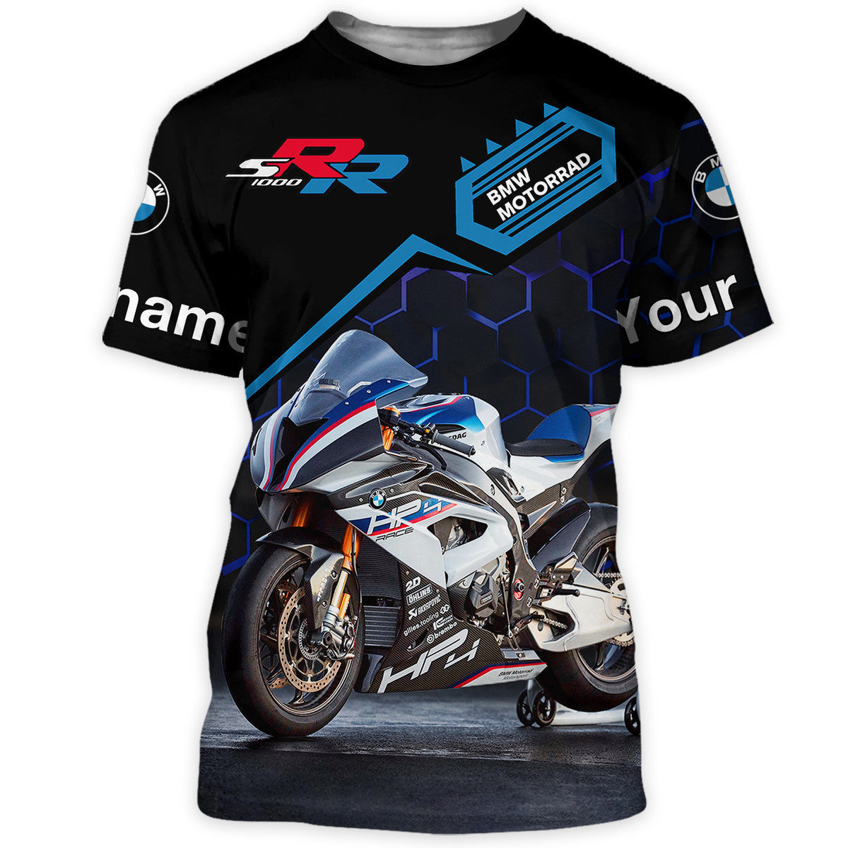 Personalized Name Bw Motorrad Q2 All Over Printed Unisex Shirt Q131007