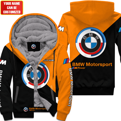 Personalized BW Fleece 3D All Over Printed Unisex Shirt Orange Version P220203