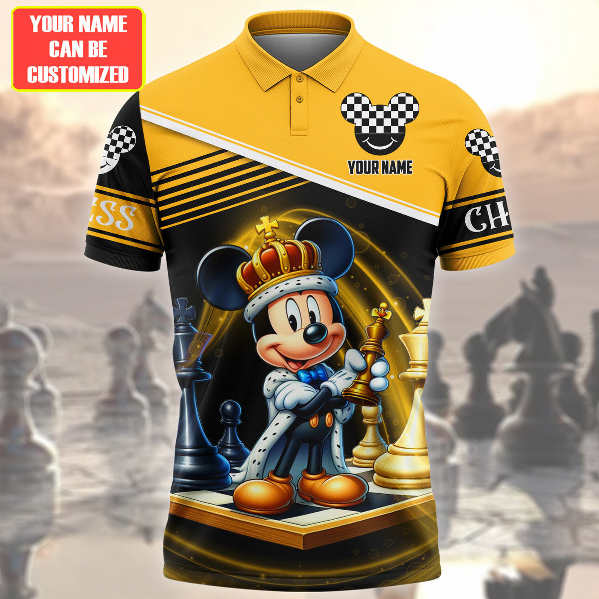 Personalized Name Mk Chess All Over Printed Unisex Shirt Q020402
