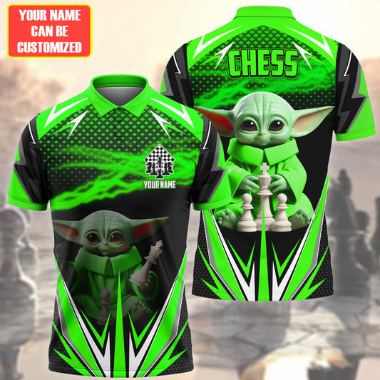 Personalized Name Yd Chess Green Version All Over Printed Unisex Shirt Q040604