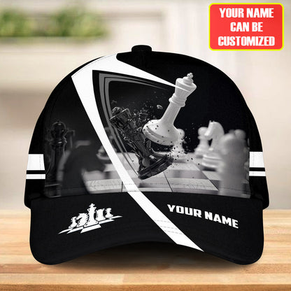 Personalized Name Chess Q3 Classic Cap Q230201