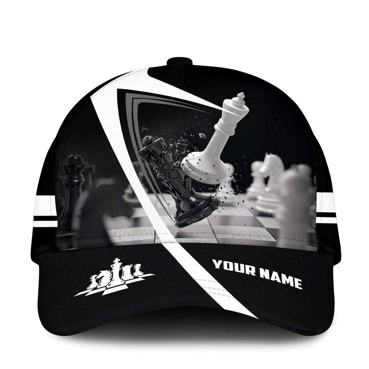 Personalized Name Chess Q3 Classic Cap Q230201