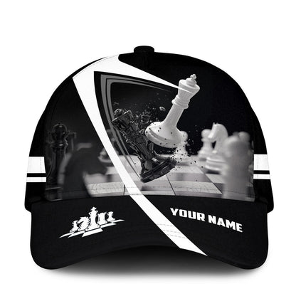 Personalized Name Chess Q3 Classic Cap Q230201
