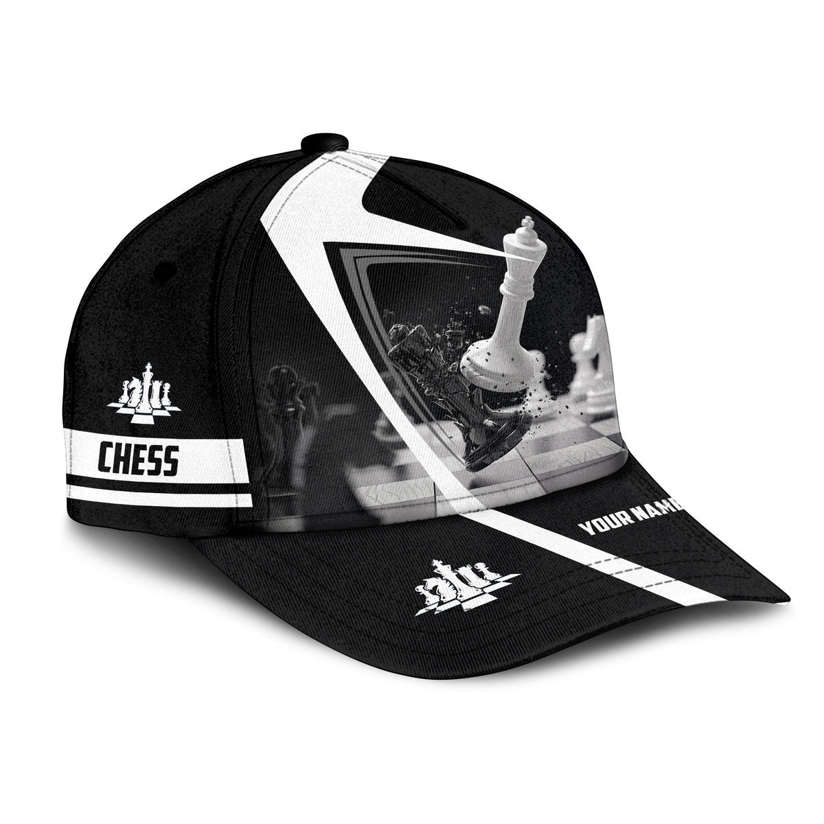 Personalized Name Chess Q3 Classic Cap Q230201