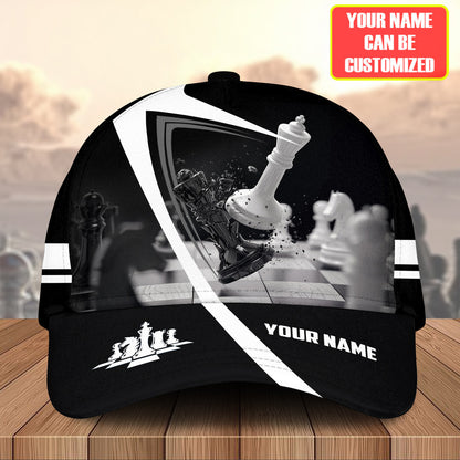 Personalized Name Chess Q3 Classic Cap Q230201