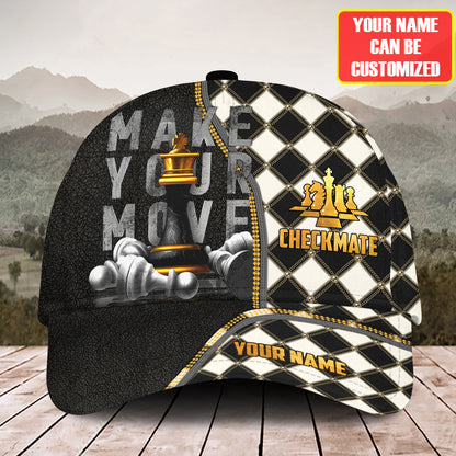 Personalized Name Chess Classic Cap Q150305