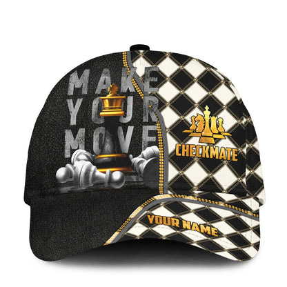Personalized Name Chess Classic Cap Q150305