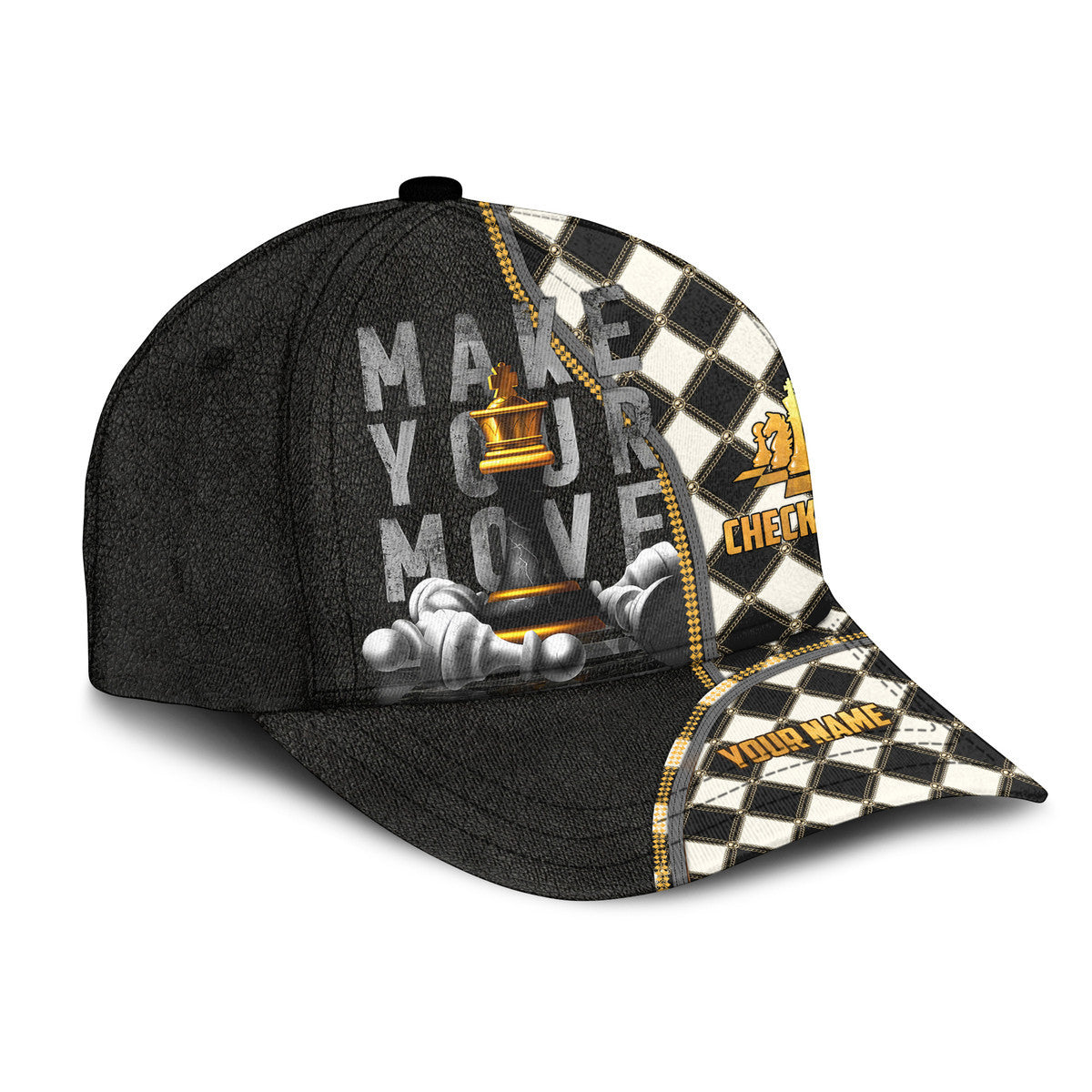 Personalized Name Chess Classic Cap Q150305