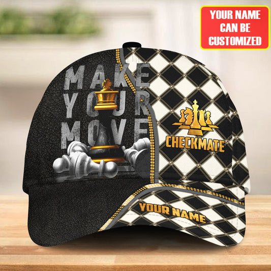 Personalized Name Chess Classic Cap Q150305