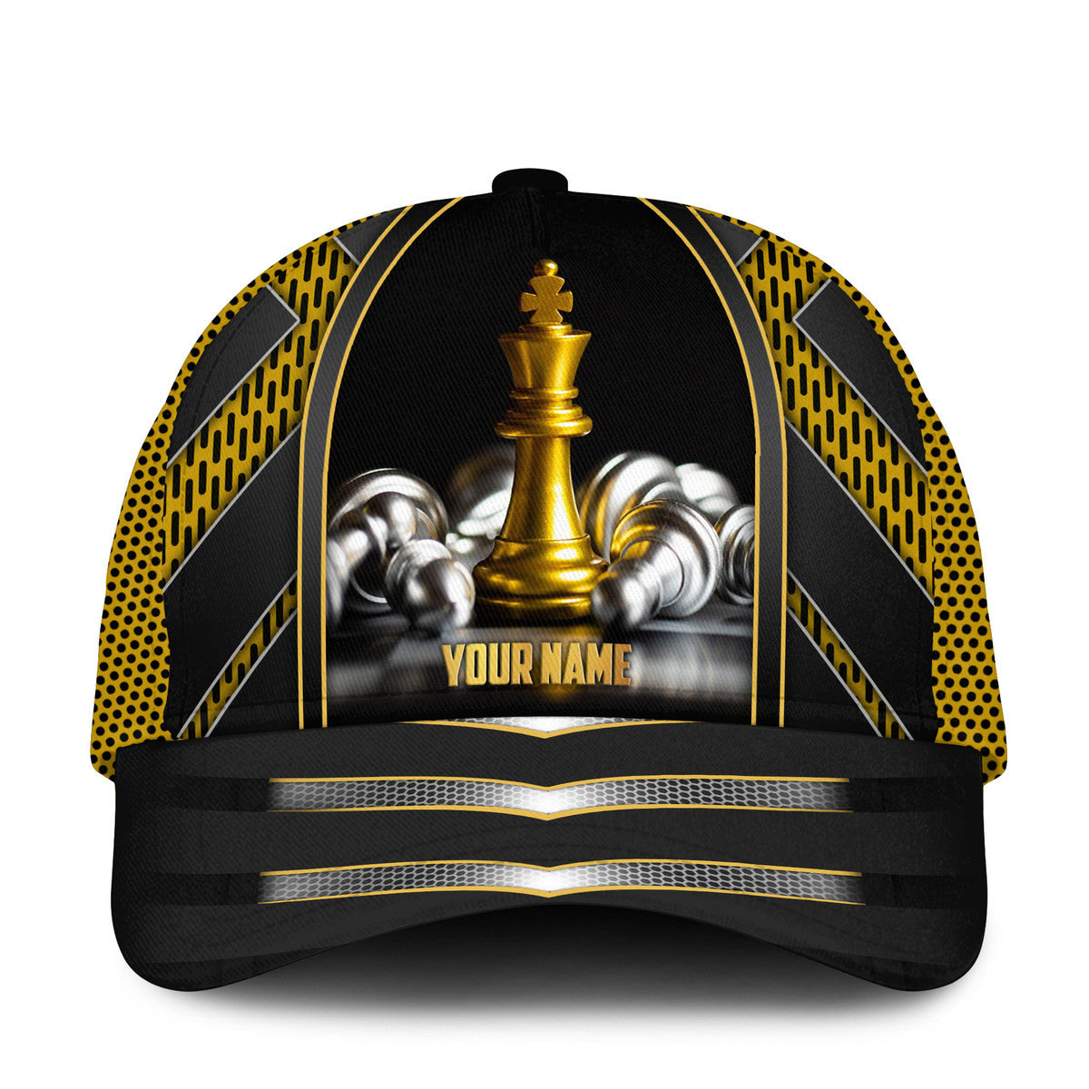 Personalized Name King Chess Q5 Classic Cap Q200206