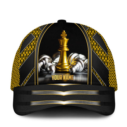 Personalized Name King Chess Q5 Classic Cap Q200206