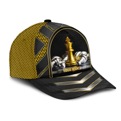 Personalized Name King Chess Q5 Classic Cap Q200206