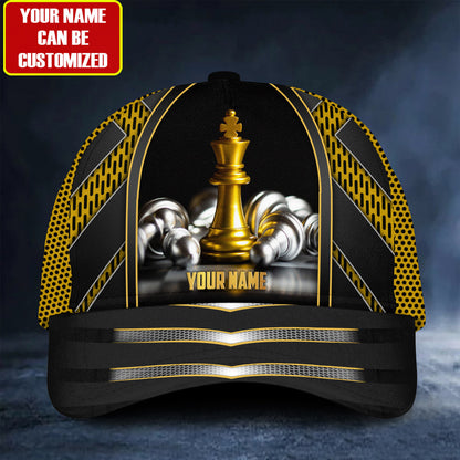 Personalized Name King Chess Q5 Classic Cap Q200206