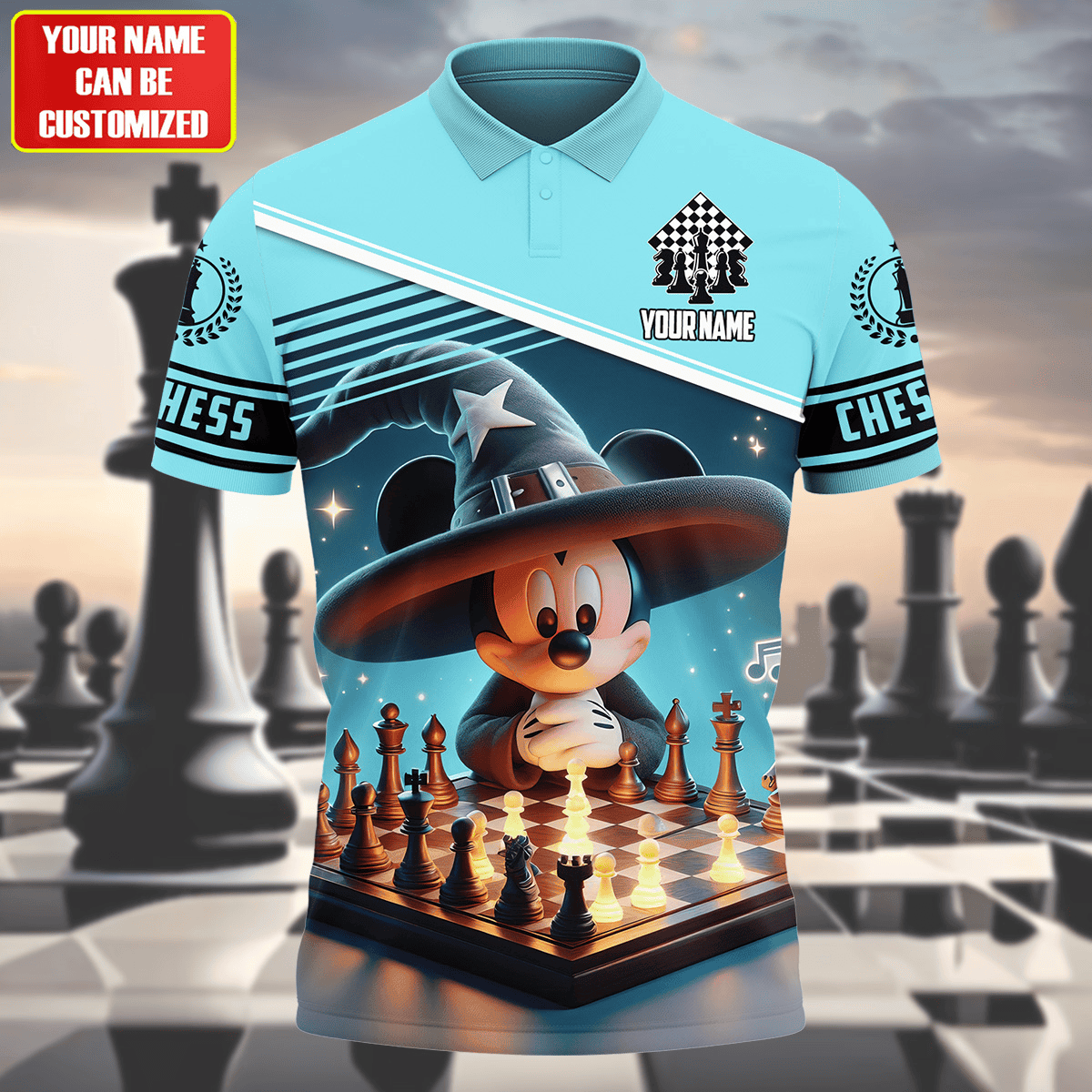 Personalized Name Mk Chess All Over Printed Unisex Shirt S120601