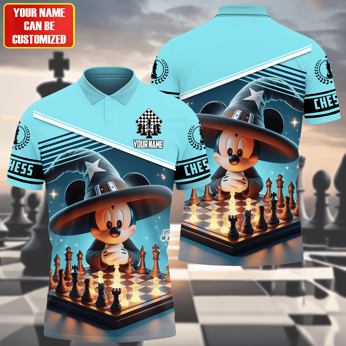 Personalized Name Mk Chess All Over Printed Unisex Shirt S120601