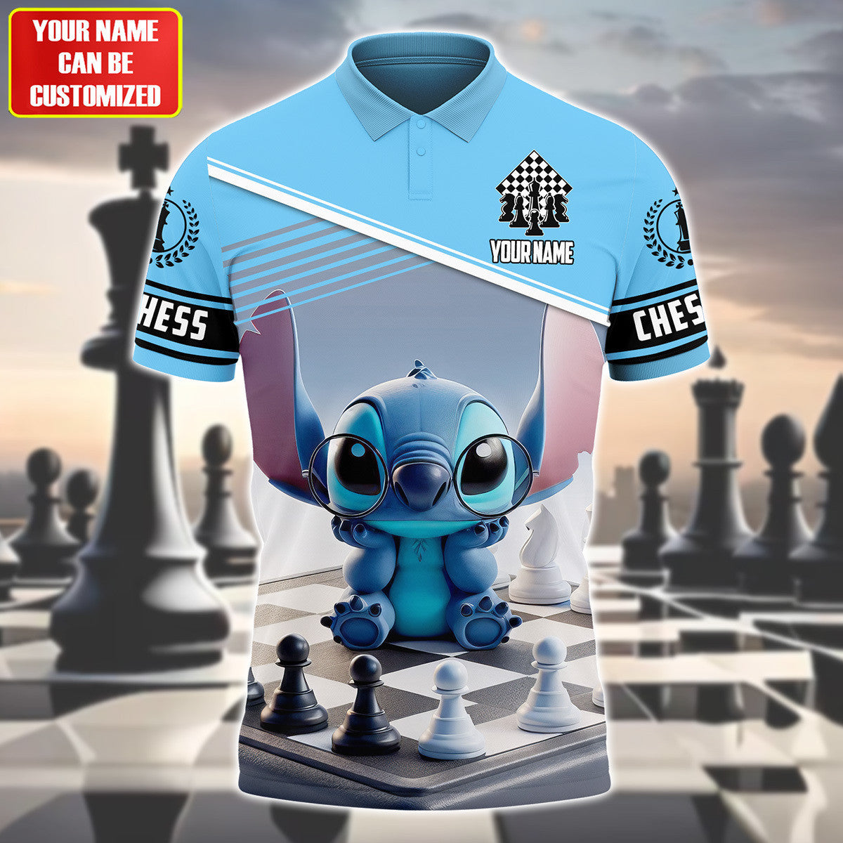 Personalized Name St Chess All Over Printed Unisex Shirt S180610