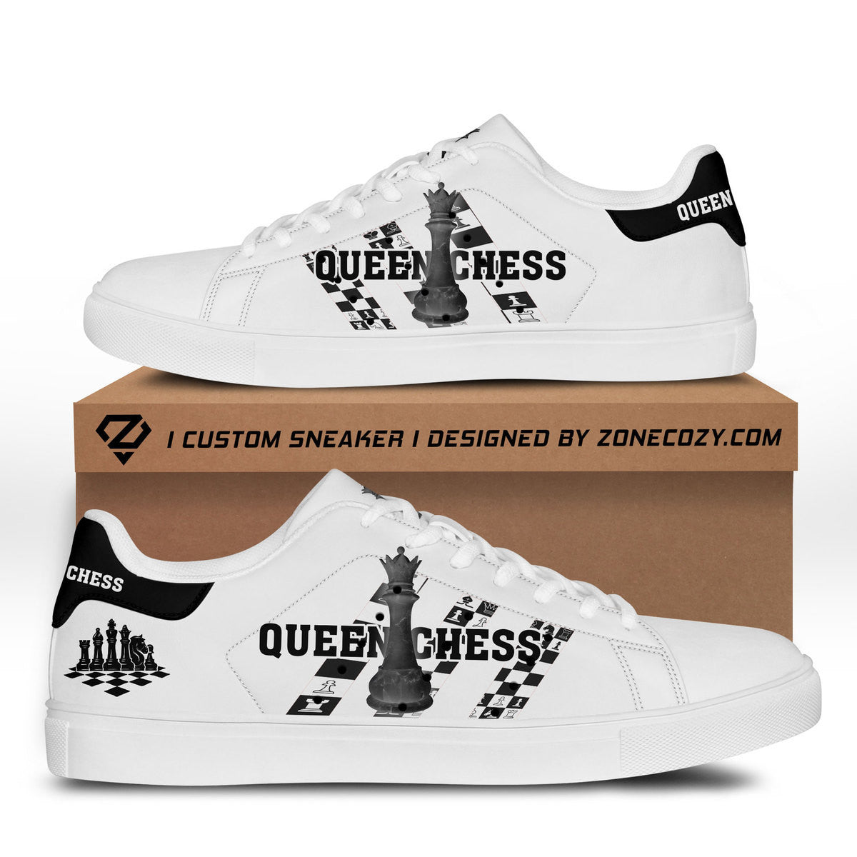 Queen Chess Custom Smith Shoes Q150901
