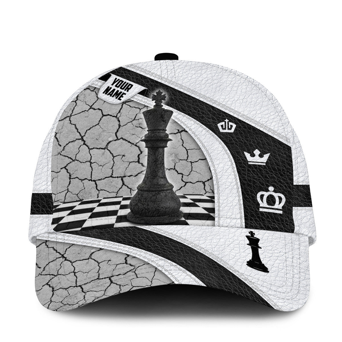 Personalized Name King Chess Classic Cap Q130302