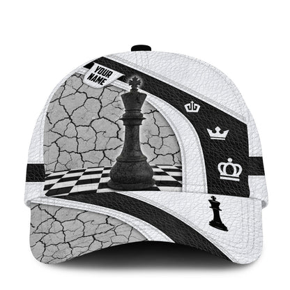 Personalized Name King Chess Classic Cap Q130302