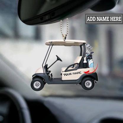 HKM Golf Personalized Car Ornament