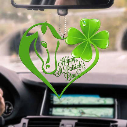 Horse Patrick Day Car Ornament