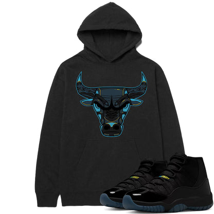 Bull Shirt To Match Jordan 11 Gamma, Jordan 11 Gamma Sneaker Mactching Shirt, Jordan Match Tee, AJ 11 Gamma Sneaker Match Shirt