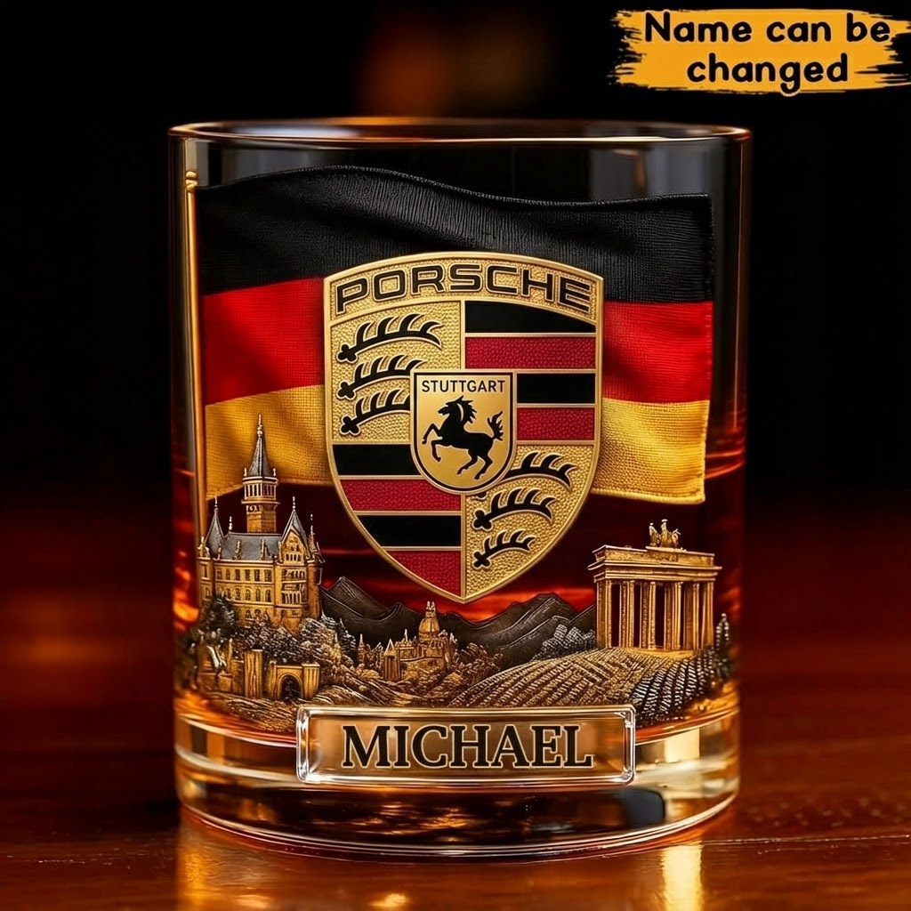 Personalized Pors 1931 Whisky , Pors Edition Whiskey Glass
