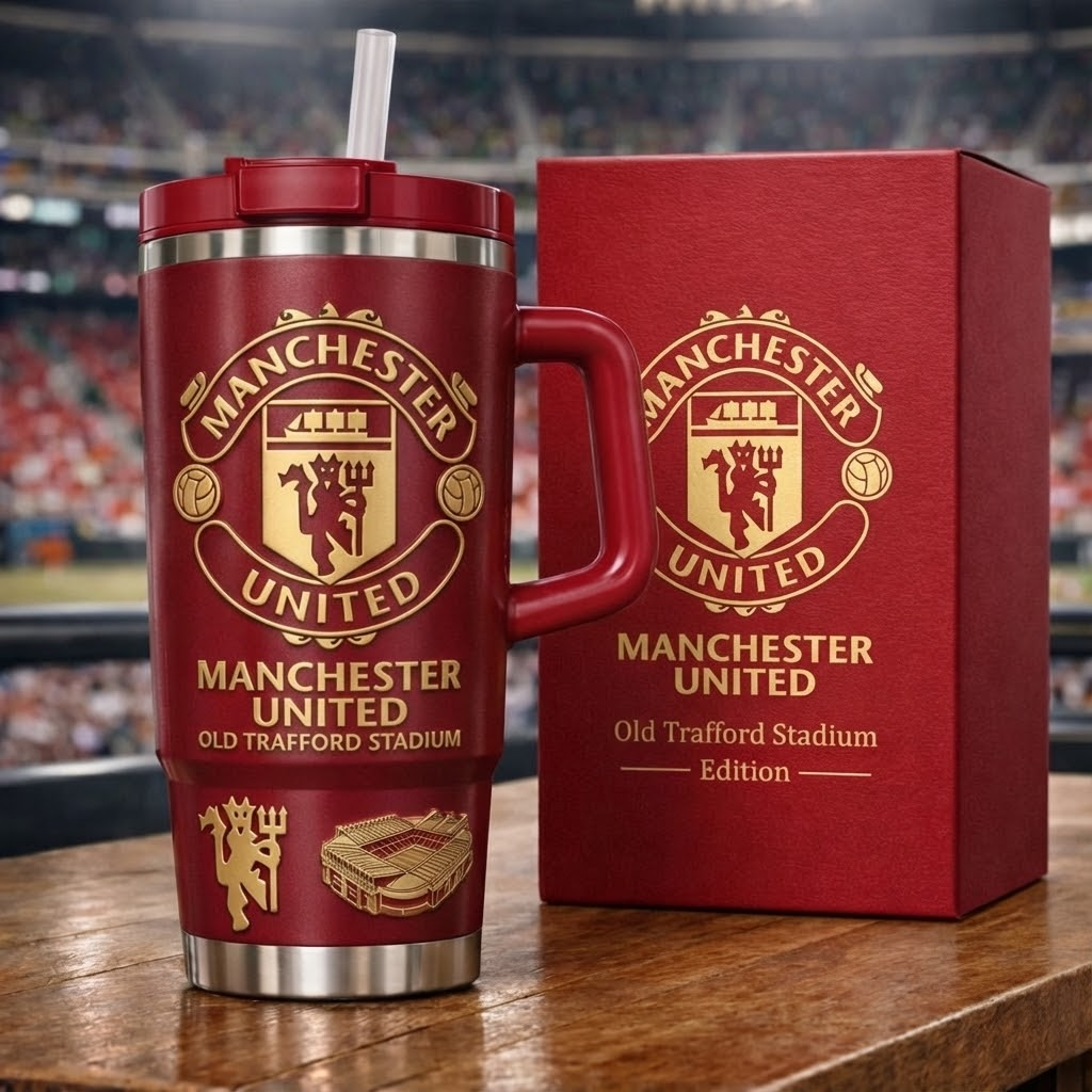 M.U old trafford insulated tumbler 30oz 40oz