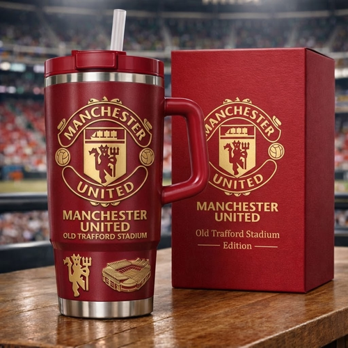 M.U old trafford insulated tumbler 30oz 40oz