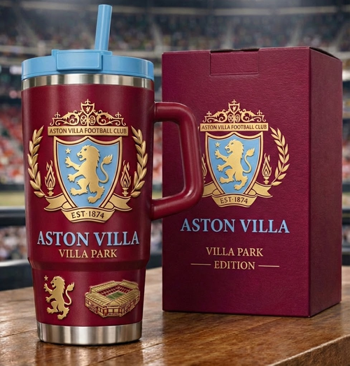 Aston Villa Stadium Edition Insurance Tumbler 30oz 40oz