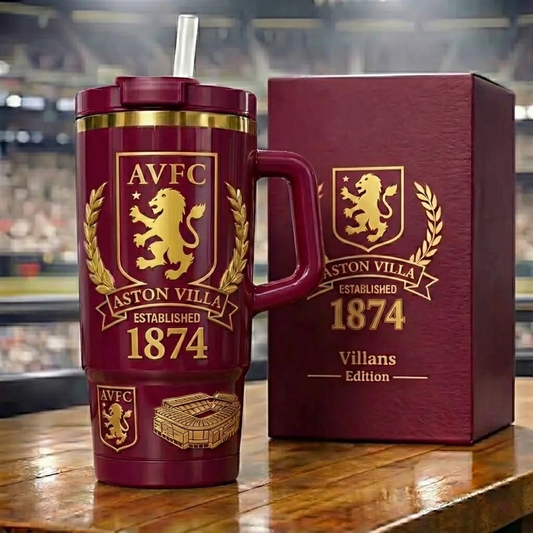 Aston Villa 1874 Edition Insurance Tumbler 30oz 40oz