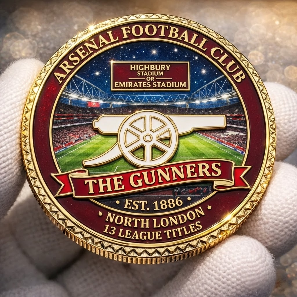 Arsenal The Gunners Home Commemorative Coin – Gearprints