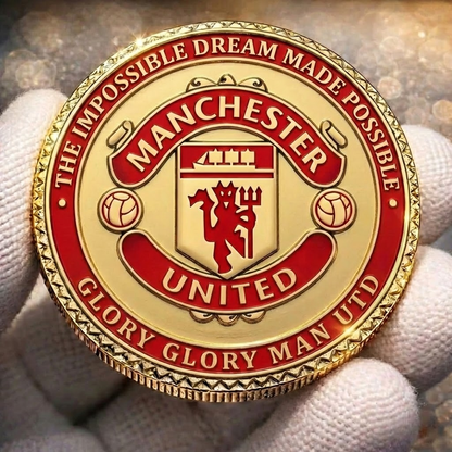 M.U Glory Glory Old Trafford Commemorative Coin