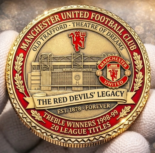 M.U The Red Devil Legacy Commemorative Coin