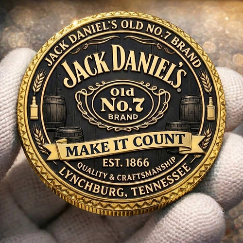 J.D Old No.7 Brand Home Commemorative Coin