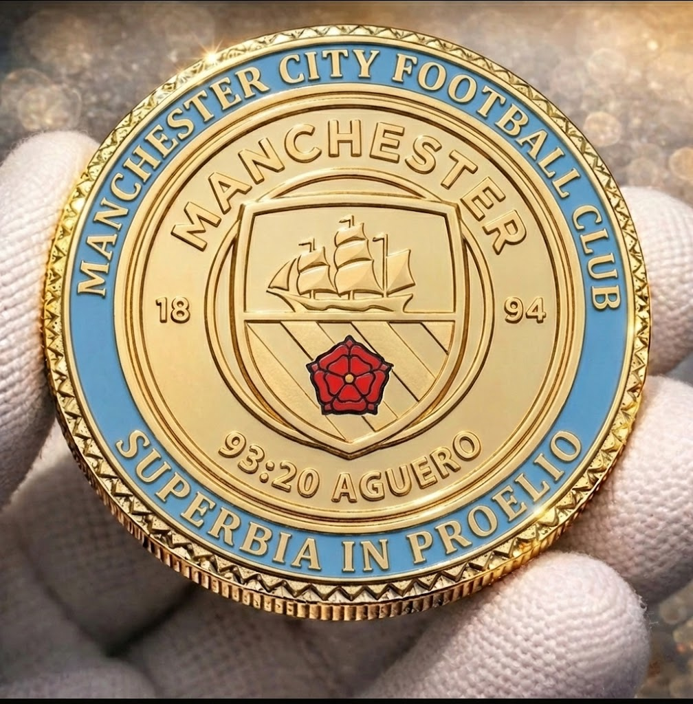 Manchester City Cityzens Football Club Home Commemorative Coin